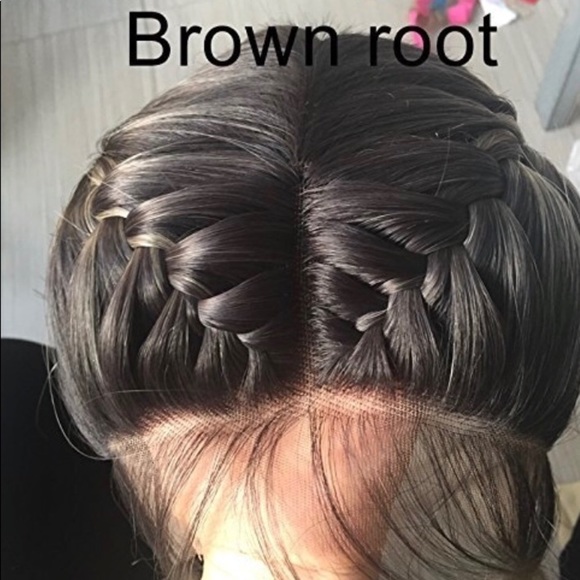 ✨Kardashian 26” Ombré DUTCH BRAID LACE FRONT WIG✨